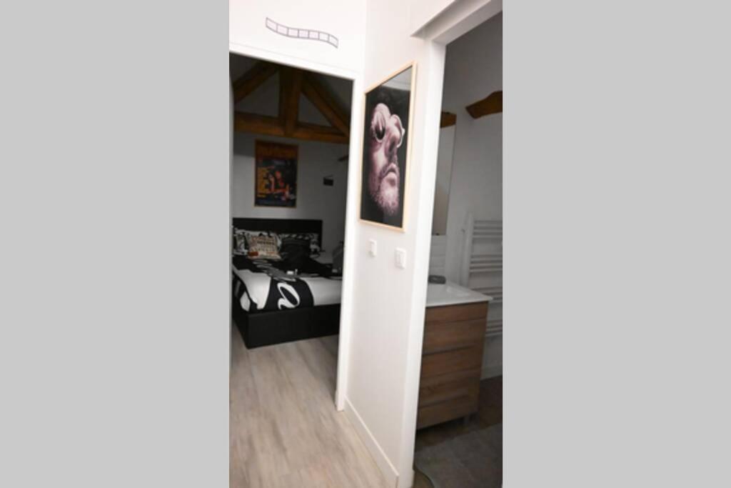 Cinema Appartement 10Mn Aeroport Roissy Cdg Villeneuve-sous-Dammartin Exterior photo